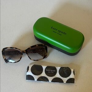 NEW Kate Spade Hello Sunshine Animal Print Sunglasses